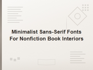 Best Minimalist Sans-Serif Fonts for Nonfiction Chapter Titles